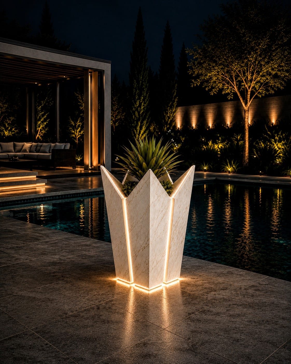 CROWN luxury vase